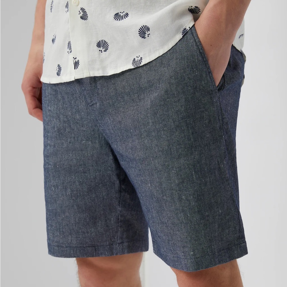 Onia Linen Blend Canvas Traveler Shorts